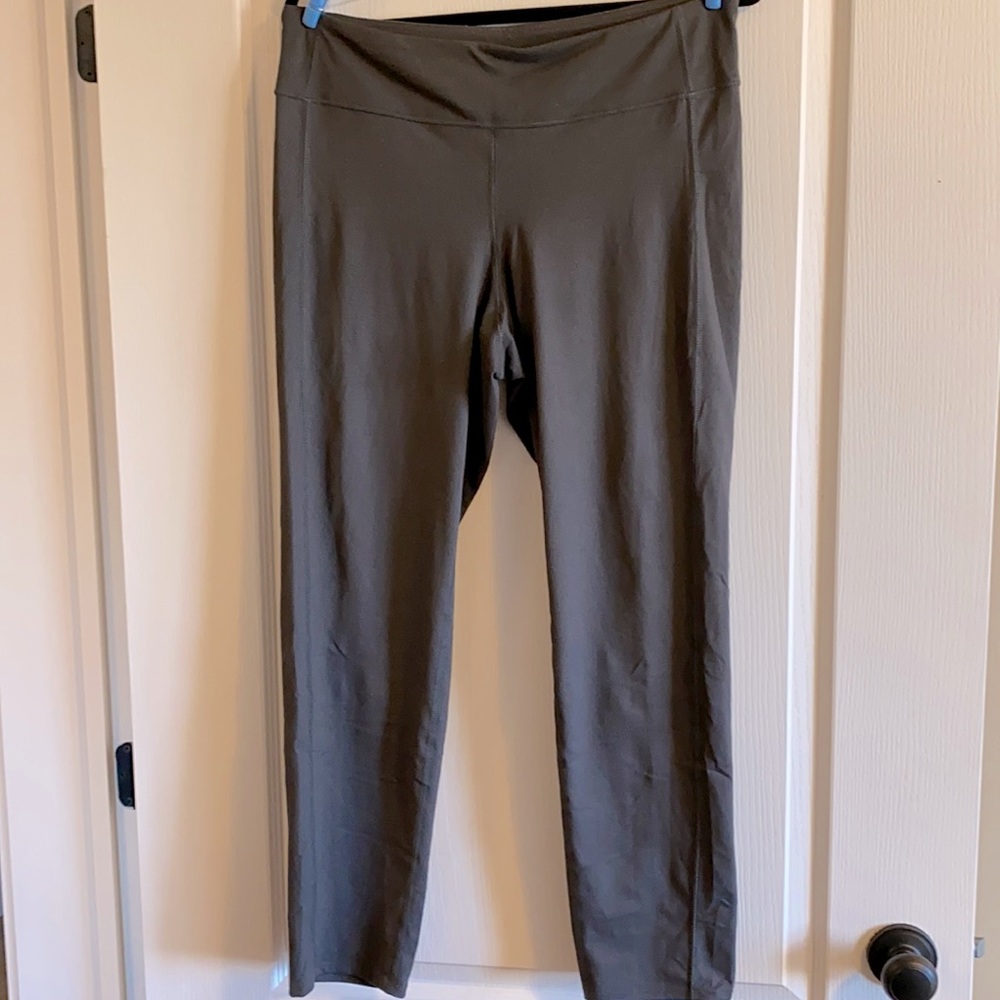 J Jill Pure Jill Fit Yoga Exercise Pants Slate Grey Size M Petite